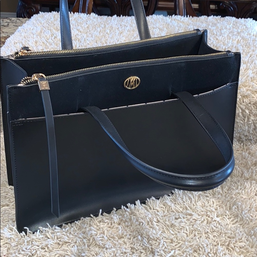 Antonio Melani Faux Leather Satchel Bag